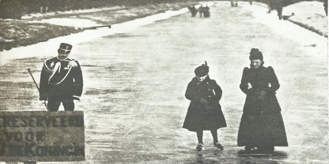 1893 Wilhelmina op de schaats