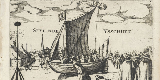 Schilderijen, prenten etc. van IJsschuiten Nederland