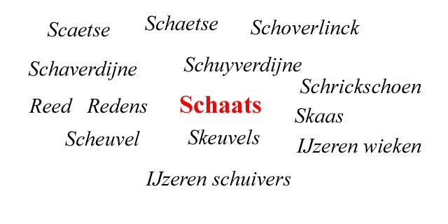 Afbeelding van het woord Schaats