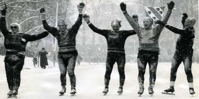 De vijf van Leeuwarden, Elfstedentocht 1956