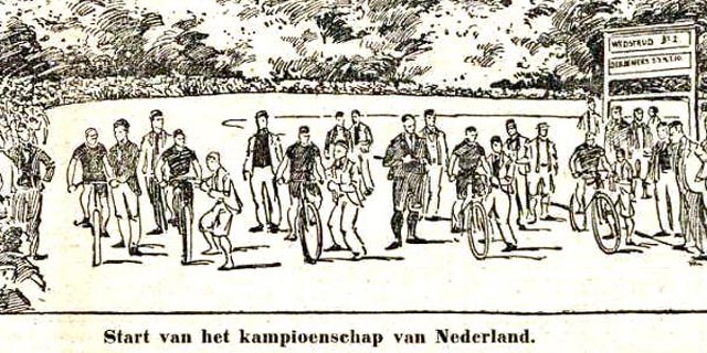 Jaap Eden en zijn wielerdebuut in1893