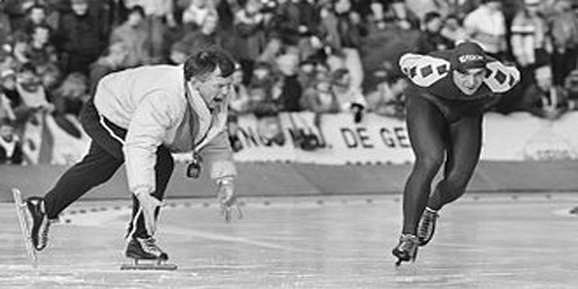 Langebaan schaatsen afbeelding