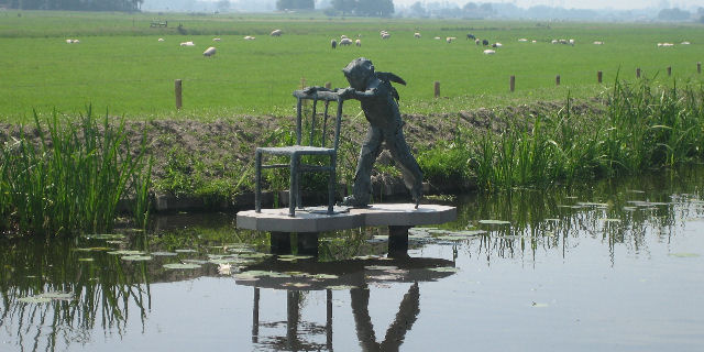 Schaatskunst in de openbare ruimte